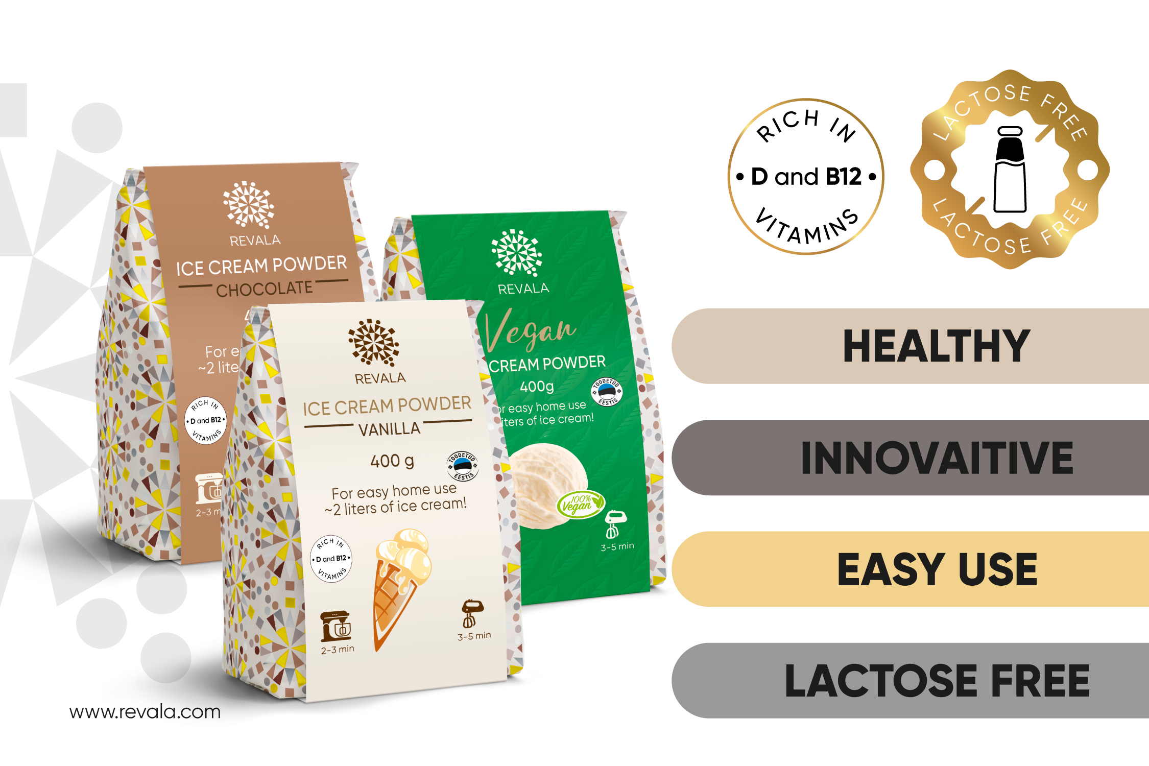 ICE CREAM POWDER FOR MAKING WITH A MIXER - Image 4